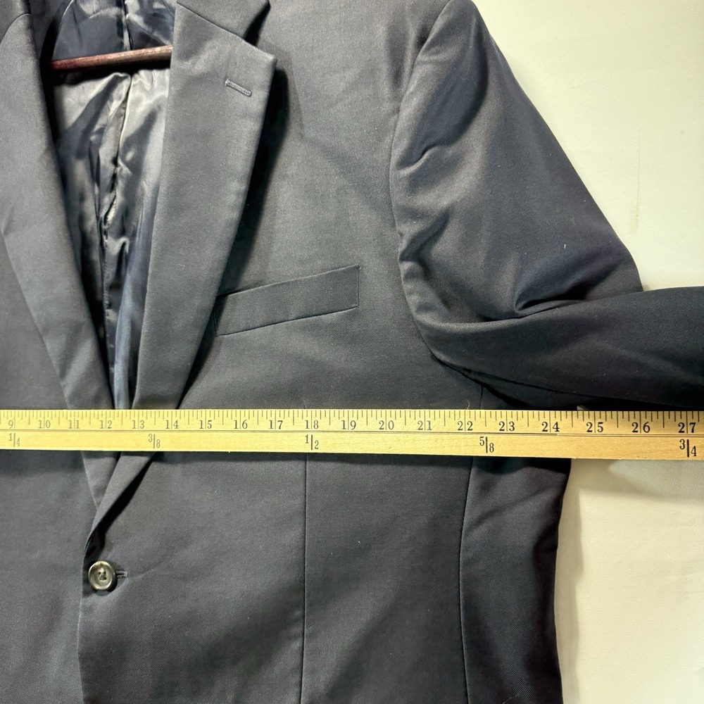 LAUREN Ralph Lauren Blazer Jacket Sport Coat Black Wool MENS SZ 44S - Picture 4 of 15